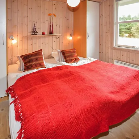 Beach Front Home In Lokken With Sauna *